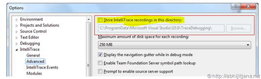 IntelliTrace Log ( .iTrace ) files and Visual Studio 2010 SP 1– Some ...