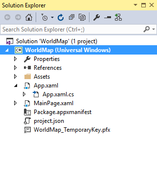 Universal Windows Project Solution