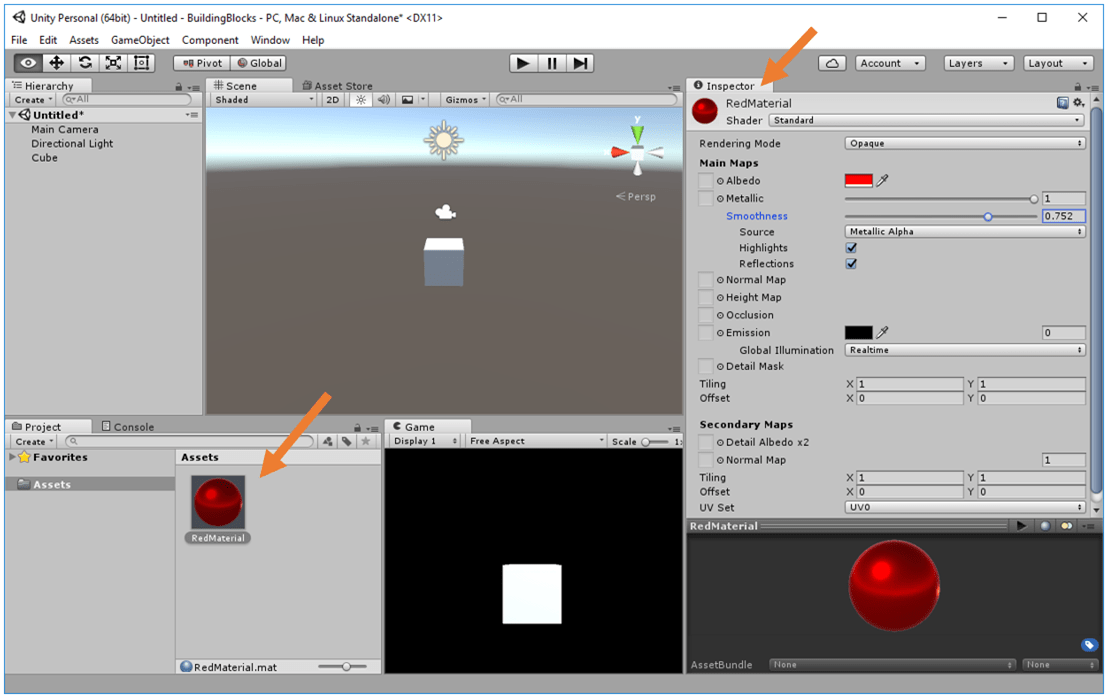 Modifying the Material Modifying the Material