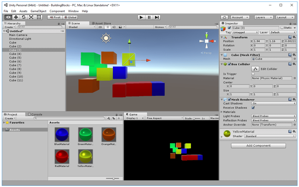 Creating Multiple Material and Applying them to Objects Creating Multiple Material and Applying them to Objects