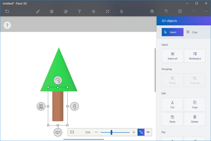 3D Tree Model in Paint 3D