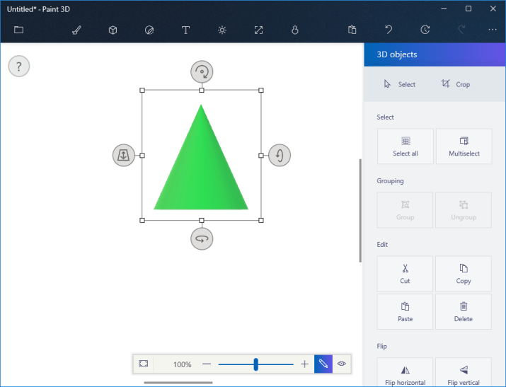 Add New Object in Paint 3D App